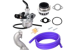 GOOFIT PZ19 Filtre à air Carburateur Rebuild Kit Remplacement pour XR CRF 50cc 70cc 90cc 110cc 125cc Mobylette ATV Taotao Sunl Roketa