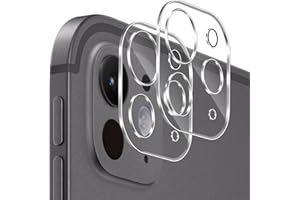 GEEMEE Protector de Lente de Cámara para iPad Pro 11 Pulgadas/13 Pulgadas (2024), Cristal Templado Protector de Cámara Antiarañazos 9H, Cobertura Total sin burbujas Película, Transparente