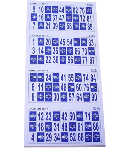 Cayro - Pack De 48 Cartes De Bingo - Cartes De Jeu De Société