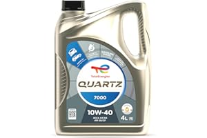 TotalEnergies QUARTZ 7000 10W-40 - Synthetic Technology Engine Oil for Passenger Car - 4 Liters