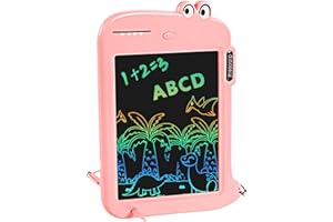 AIRMINTI LCD Tavoletta Grafica Bambini 8,8 pollici: da 2 a 8 anni LCD lavagna di scrittura - ragazzo ragazza dinosauro giocattolo da disegno regali per i bambini