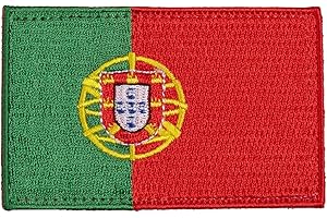 ELITEX TRAINING ELITRAINX Parche Bordado con Velcro - Bandera Paises de Europa - Parche para Mochilas y Chalecos de Cross Training y Gimnasio (Portugal)