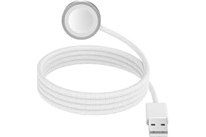 Watch 1M laddare, magnetisk snabbladdningsstation, trådlös magnetisk laddningskabel för Apple Watch Series 11/10/9/8/7