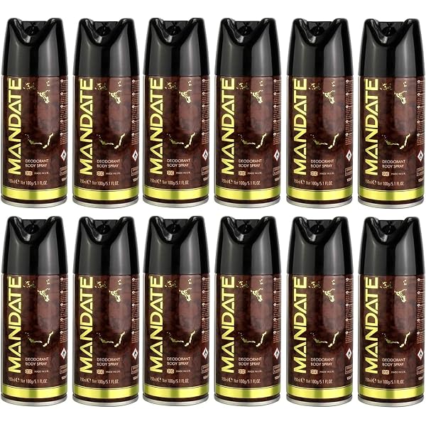 Mandate Deodorant Bodyspray, 150 Ml, 2er Pack – Frische & Langanhaltender Schutz