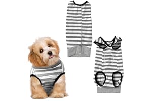 INSPUTOL Dog Bodysuit After Surgery, Dog Bodysuit After Surgery, Leak Protection, Soft Recovery Suit for Dogs, Protective Suit for Dogs (1 Piece - L)