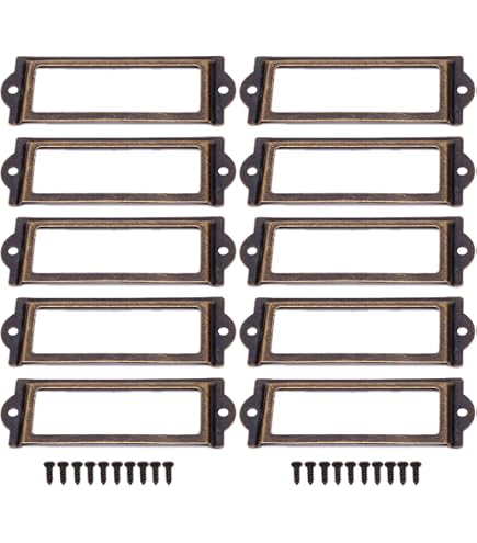 16 Porta Etichette Con Pennarelli - Organizzatori Per Cassetti, Scatole E Cucina, Design Rimovibile - Foto 5