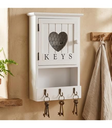 Artemio Armoire à Clés En Bois à Décorer – Personnalisez Votre Rangement !