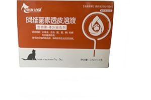 ELLISALANO 3PCS Pet In Vitro Deworming For Small, Medium & Large Dogs and Cats, Avermectin Drops Flea and Tick Removal … (Gatos)