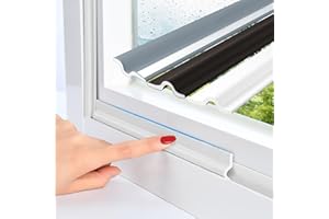 SerDa-Run Taśma uszczelniająca 6 m, samoprzylepna taśma uszczelniająca do drzwi, okien, taśmy piankowe, gumowe paski uszczelniające, izolacja akustyczna, do łazienki, prysznica, ochrona przed zimnem i