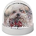 Snow Dome with Metallic Base (Grey Plastic)