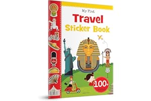 My First Travel Sticker Book (Exciting Sticker Books With 1 Plus Colourful Stickers) Paperback by Wonder House Books