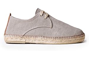 TONI PONS Dixon - Alpargata de Cordones para Hombre elaborada en Tejido de algodón.