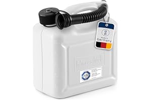 ‎HÜNERSDORFF hünersdorff Kraftstoff-Kanister 811310 STANDARD 5l für Benzin, Diesel und andere Gefahrgüter, UN-Zulassung, made in Germany, TÜV-geprüfter Produktion, natur