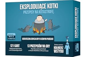 EXPLODING KITTENS Asmodee, Gra planszowa Eksplodujące Kotki: Przepisy na Kotastrofę