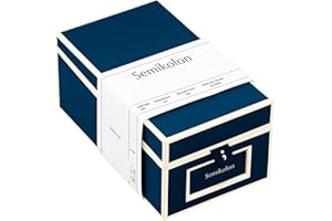 Semikolon Boîte pour cartes de visite Bleu marine