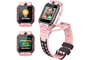 imoo Orologio intelligente per bambini Z7, smartwatch per bambini con video HD di lunga durata e telefonata, orologio GPS per bambini con localizzazione in tempo reale e cronologia di 14 giorni, 4