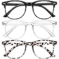 Okany Blue Light Glasses Blue Light Blocking Glasses for Women Men Computer Screen Filter Anti Headache Eyestrain Glare UV Gaming Glasses Lightweight Eyeglasses Non-Prescription