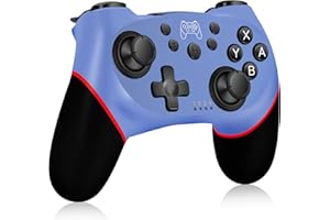 Zakgbxbig Mando Compatible Switch, Mandos Compatible Switch/Switch Lite/Switch OLED con Wake Up, Mando Pro Controller Mando pc con Gyro Axis/Dual Shock/Función Turbo y Captura de Pantalla