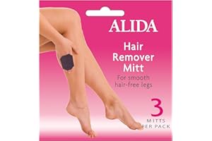 Alida Hair Remover Mitt for Legs (3 Mitts)