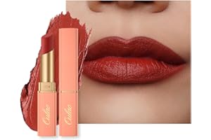 Oulac Pintalabios Permanente Soft Mate Rojo - Larga duración Labial rico y nutritivo Labiales, Acabado Cremoso Mate, Barra de labios de alta pigmentación, Fórmula Vegana Indian Summer (Y05)