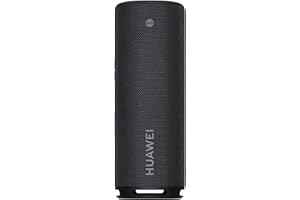 Głośnik HUAWEI Sound Joy, przenośny głośnik Bluetooth Smart o stylowym wzornictwie, 79 dBA @ 2 m Devialet Quad Głośniki, 26-godzinne odtwarzanie, Shake Stereo Link Up, Obsidian Black