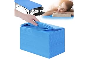 ‎KADRYXON Kadryxon 100PCS Einweg Bettlaken, Einweg Massagetisch Bettlaken, Einweg Massageliegen Auflage für Schönheitssalon SPA Krankenhausbetten Tattoo Hotels 80 x 180cm (Blau)