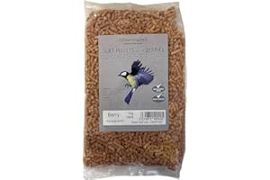 Johnston & Jeff 1kg Suet Pellets with Berries Wild Bird Food Wildlife