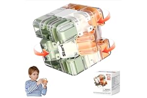 HLAYSHING Large Labyrinth 3D Puzzle Maze Cube,Logical Challenge 3x3 Maze Puzzle Cube Fidgets,Education Sensory Toys for Stress Relief & Logic Development,High-Difficulty Gift for Kids and Adults