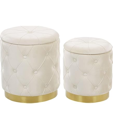 2er Barhocker-Set Sitzhocker Sitzhöhe 61,5-83 cm Polsterhocker Hocker