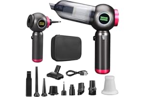 DEUKNICE Aspirateur à Main, 22 000 Pa, Puissant aspirateur de Voiture sans Fil, Rechargeable, Mini aspirateur léger pour Voiture, Maison