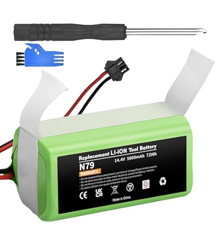 POWERY Akku für Ecovacs Deebot 600, 601, 605 Li-Ion Akku, 14.4 Volt