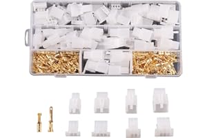 Kinstecks ​​380PCS 2.8mm Automobile Connecteur Kit 2 3 4 6 Broches Automobile Fil Électrique Connecteurs Kit pour Moto Moto Voiture Camion Scooter Bateaux Électrique Instruments