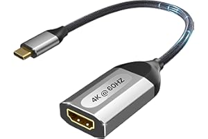 AOSTOK Adattatore USB c HDMI USB C HDMI 4K@60Hz Adattatore da Tipo C a HDMI per l'home Office,Compatibile con MacBook Pro/Air,Ipad Pro/Air Chromebook,Surface Pro, XPS, G,alaxy S21/20/10+etc,HuaWeiP20-60/Mate