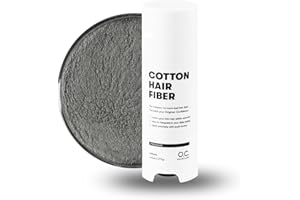 O.C. HAIRCARE Fibre per capelli per l'infoltimento - per la parte centrale, zone diradate sulla fronte e la nuca - raccomandato dai migliori saloni - 11 colori - fibre per capelli resistenti (Grigio