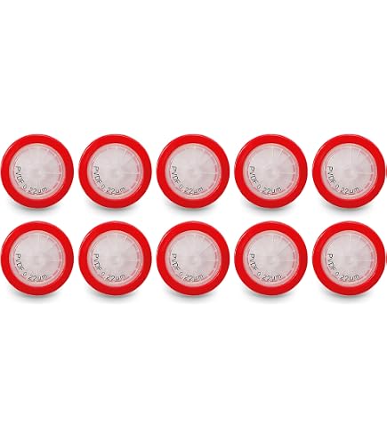 Produktbild von Spritzenfilter Nylon 0,45 µm – 25 Mm, Unsteril, 100 Stück, Ideal Für HPLC & Wasserfiltration, Hydrophil