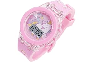 Belligern Kids Watches for Girls Unicorn Digital Watch, Pink, 3-12 Years Old, Multifunctional, Gift Suitable