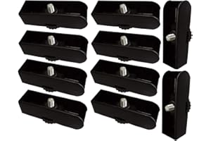 Aerzetix: 10 x Möbelfüße 25 mm Holz Spanplatten Melaminharz MDF verstellbar C42479