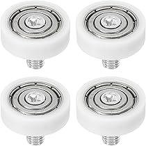 10x Roulette 45mm En Plastique Rigide Noir Pour Utilisation Universelle
