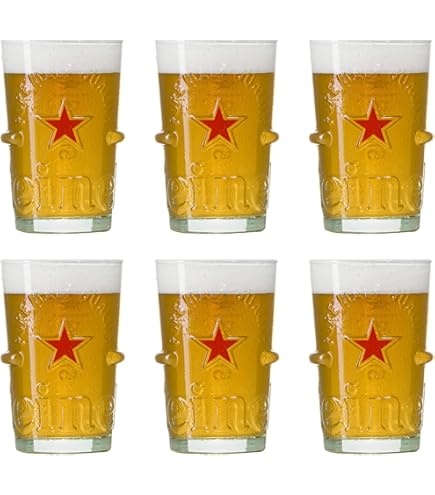 RoxleyLtd Roxley - Vasos de cristal para cerveza Cruzcapo Pint Beer
