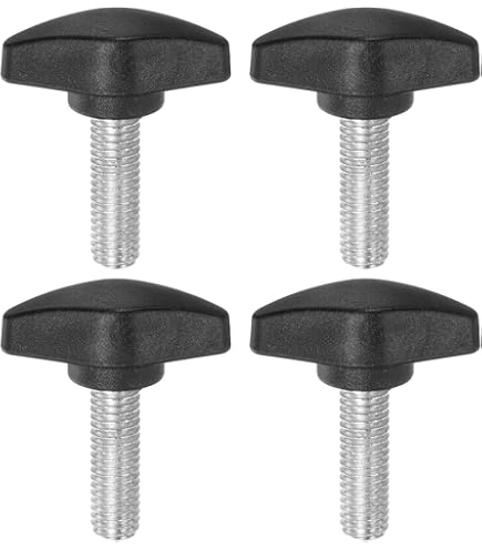 Cyclingcolors Vis Papillon à Oreilles, Mancheron Blocage Brancard, M6 X 14, Lot De 2 Noire 3701260827983