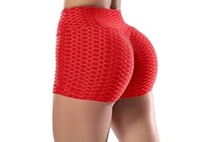 STARBILD Honeycomb Scrunch Butt Gym Shorts for Women High Waist Running Short Cycling Shorts Women Ladies Short Booty Compression Short Biker Short Hot Pant for Women Lady