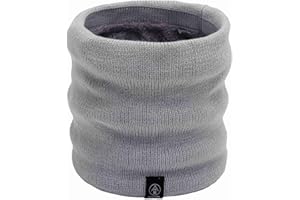 TRABIG Scaldacollo Uomo Invernale, Scaldacollo Pile Foderata Regolabile, Sciarpa Termica Donna Fodera in Pile a Doppio, Scaldacollo Uomo Donna per Sci, Moto, Bici, Running