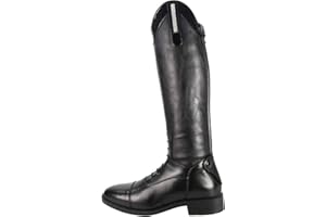 Brogini Como Piccino Patent Top Kids Long Riding Boots EUR 37 Black