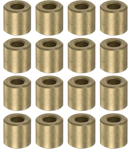 CPJJ 2 stuks flenslagerhulzen, gesinterde messing glijlagers, flens dikke bronzen bus zelfsmerende glijbussen huls voor industriële installaties, 12 x 14 x 15 mm, Aab, M CPJJ 2 stuks flenslagerhulzen, gesinterde messing glijlagers, flens dikke bronzen bus zelfsmerende glijbussen huls voor industriële installaties, 12 x 14 x 15 mm, Aab, M