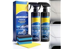 HONGECB Quick Effect Coating Agent – 3 w 1 spray do lakierowania o wysokiej ochronie ceramicznego połysku i ochrony lakieru, usuwa lekkie zadrapania, natychmiastowy wysoki połysk, ochrona i pranie bezwodne
