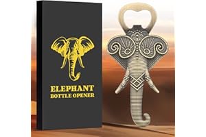 LULLEA Décapsuleur de Bière de éléphant, Cadeau Homme Femme, Idee Cadeau Anniversaire Homme Femme, Cadeau Homme/Femme Original, Cadeau Fête des Pères, Cadeau de Noël pour Lui Papa Mari Petit Ami