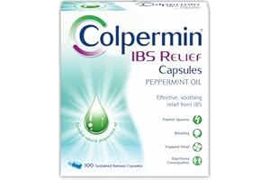 Colpermin IBS Relief - Peppermint Oil Capsules for Irritable Bowel Syndrome – Colpermin Capsules - 100 Pack