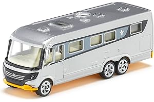 siku 1671, Autocaravana Niesmann + Bischoff Arto, Metal/Plástico, Plateado, Apertura de puerta lateral