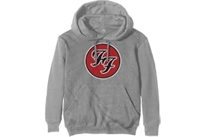 TEE SHACK Foo Fighters Ff Logo Official Unisex Hoodie Hooded Top