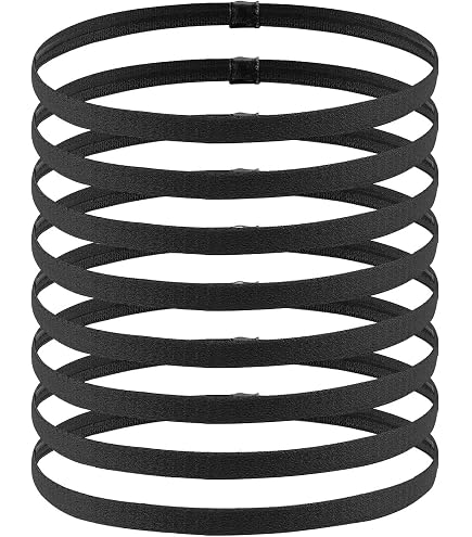 Lot De 8 Bandeaux De Sport CZ Store - Anti-Dérapants Élastiques Pour Football Yoga Running | Garantie à Vie